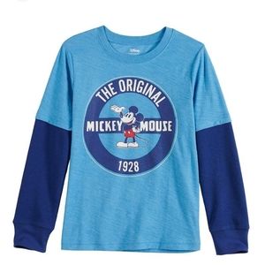 🔥 Disney Mickey Mouse Long sleeve shirt Size  8